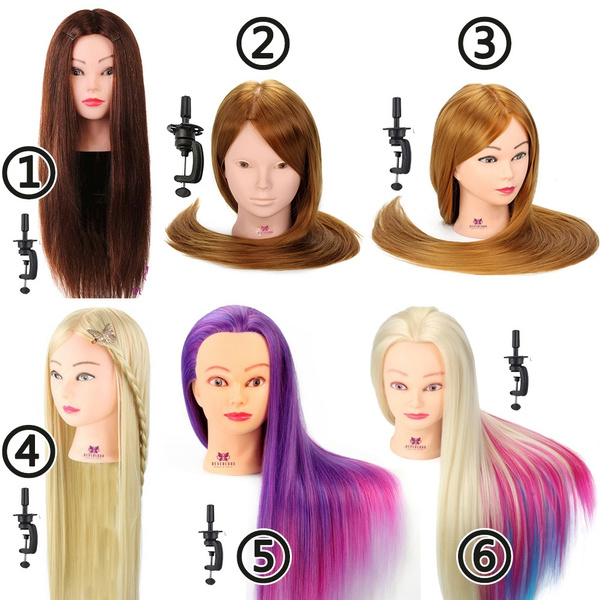 26-28 Mannequin Head Hair Styling Training Head Manikin Cosmetology Doll  Head