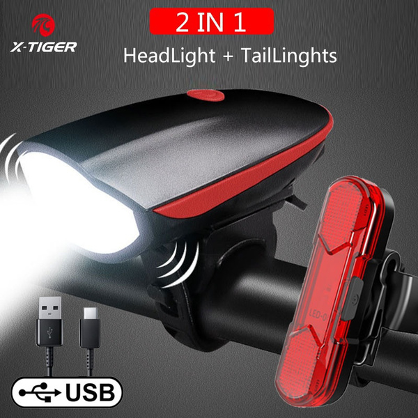 rechargeablebicyclelight, Outdoor, Bicycle, bikehornwithlight