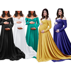 Maternity Dresses, gowns, chiffon, pregnant