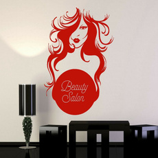 hair, art, Wall Art, wallvinyl