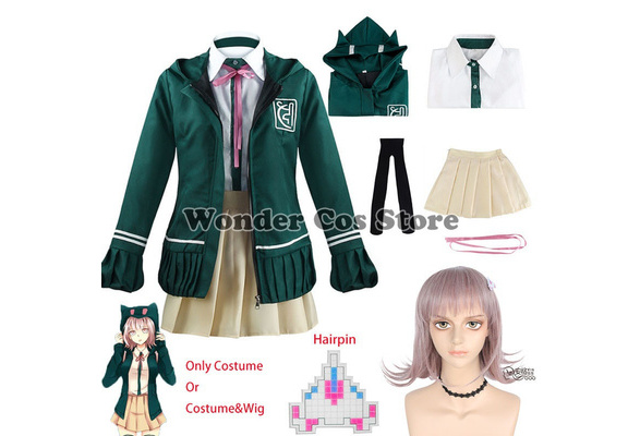 Details about   Super Danganronpa 2 Goodbye Desperate Academy Chiaki Nanami Cosplay Costume 