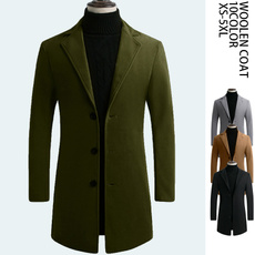 woolen, woolen coat, Plus Size, Invierno