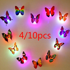 butterfly, led, Colorful, 3dbutterflylamp