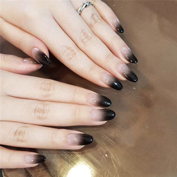 31 Gorgeous Black French Tip Nails for a Wickedly Beautiful Mani