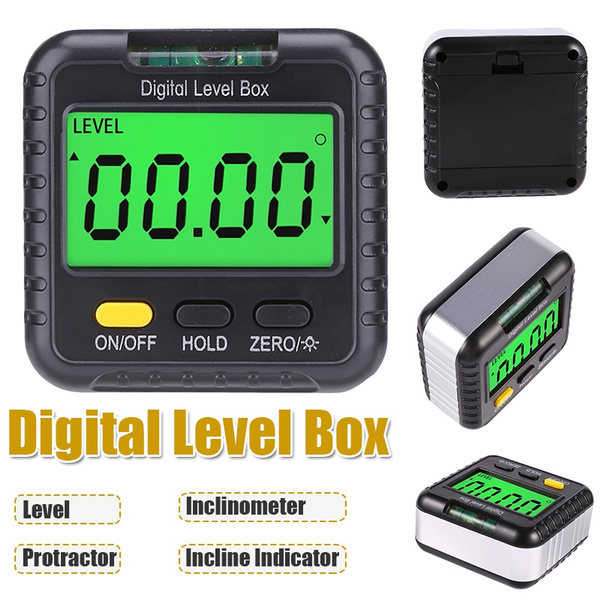 Digital Goniometer Woodworking Angle Finder 360 Degree Gauge ...