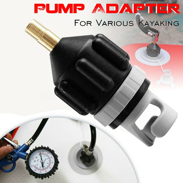 Inflatable Air Valve Attachment Rowing Boat Air Valve Adapter Kayak Pump Adapter 