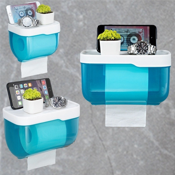 Toilet Tissue Box Perforation-free Waterproof Toilet Paper Hand Box ...