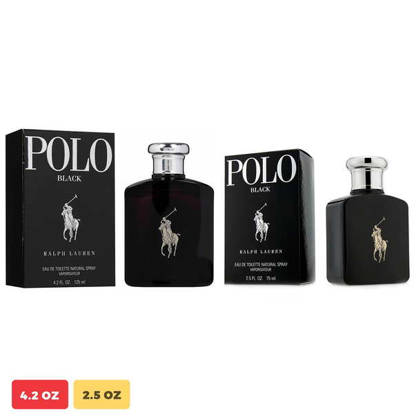 Ralph Lauren Polo Black 4.2 oz EDT for Men 100 Authentic perfect