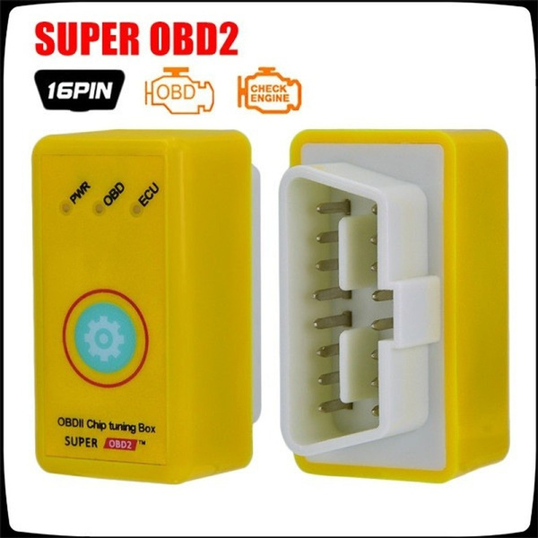 New Updated SuperOBD2 Chip tuning Box OBDII Interface Plug and Drive ...