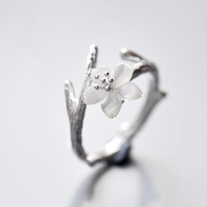 Sterling, Fashion, Sterling Silver Ring, korean style