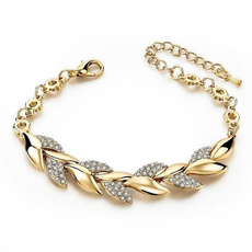 Charm Bracelet, leaf, Jewelry, Chain