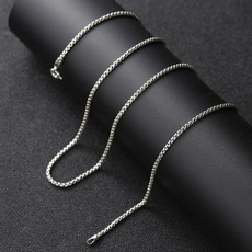 Sterling, Box, Chain Necklace, s925necklace