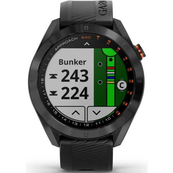 Refurbished Garmin APPROACHS40BLK Approach S40 GPS Golf Smartwatch