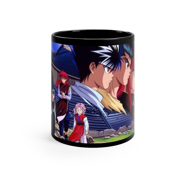 Yu Yu Hakusho, Yu Yu Hakusho Coffee Mug, Anime Coffee Mug, Gift for Manga  fans, Gift for Anime Fans, Black Anime mug 11oz | Wish