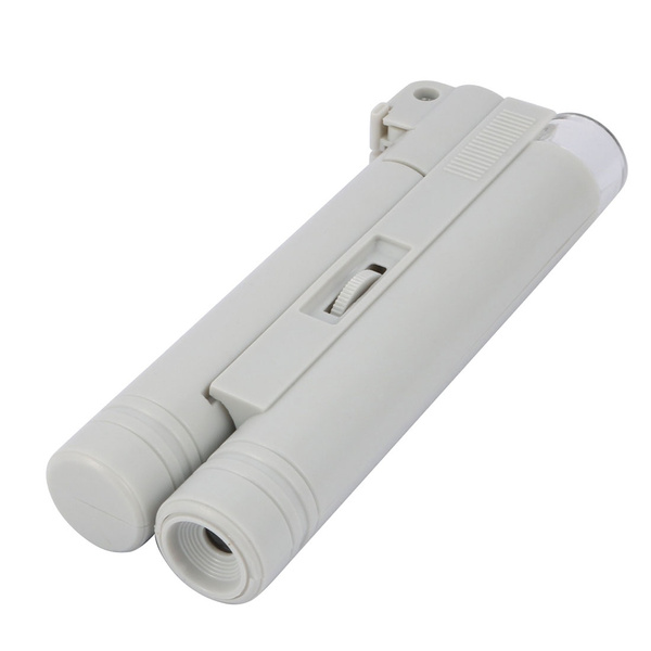 Handheld LED Light Double Tube Scale Microscope 150X Magnifier Loupe | Wish
