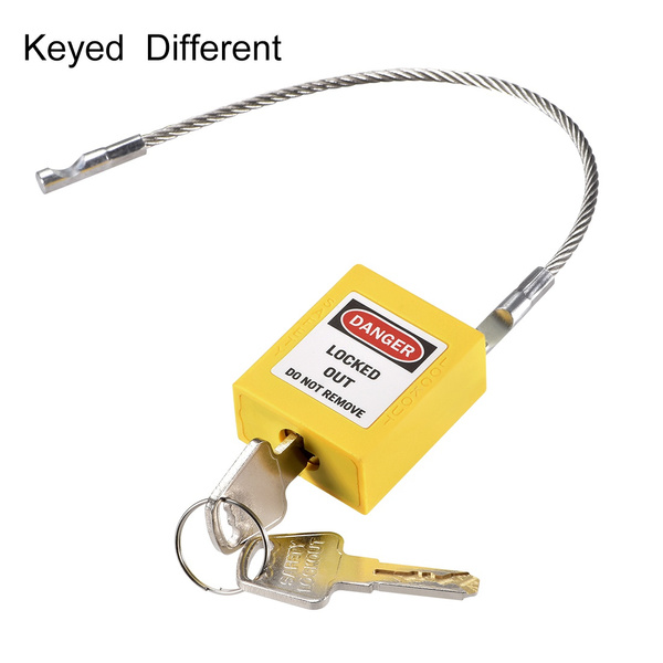 Lockout Tagout Locks 3.3 Inch Shackle Key Different Safety Padlock ...