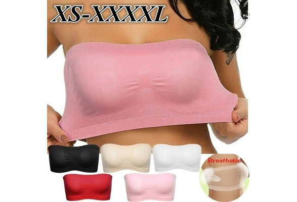 1 PC Women Seamless Strapless High Elastic Wrapped Invisible