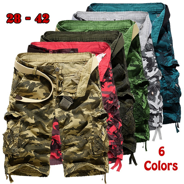 Men's Casual Camouflage Shorts Mid 