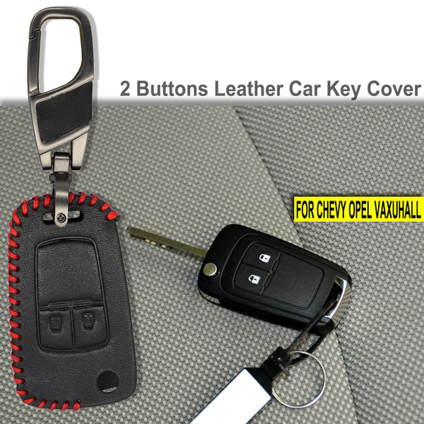 Yiyasu Store Leather Key Car Remote 2 Buttons Cover For Chevrolet Trax  Orlando Vauxhall Mokka Astra J Insignia Zafira B C Keychain Styling Keyring  Holder Car Accessories