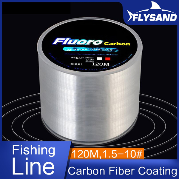 120M Fluorocarbon Coating Fishing Line 0.20mm-0.60mm 7.15LB-45LB