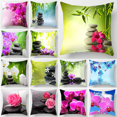 Decoración del hogar, decorativepillowcover, orchidflower, zen
