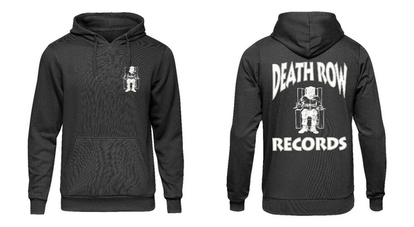 Details about   Death Row Records Electric Chair Hip Hop Hoody Black