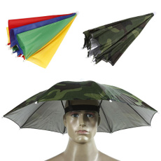 headmountedumbrella, headumbrellafishing, Umbrella, camping