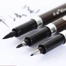 School, artmarker, calligraphypen, calligraphybrush