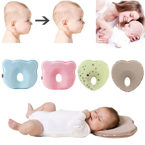 Neck Protection Anti-Roll Cushion Baby Pillow Prevent Head Flat Positioner