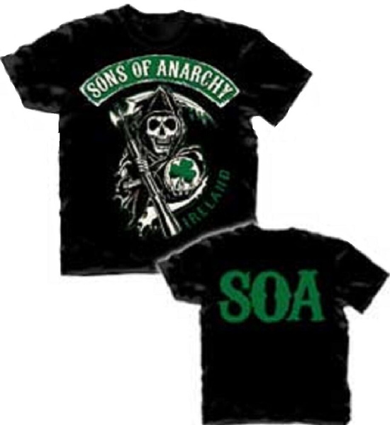 Official Sons Of Anarchy Samcro Banner Unisex T-Shirt SOA Jax Teller Motorcycle 