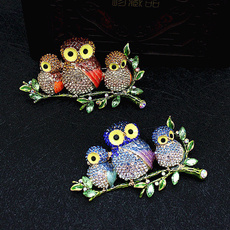 Owl, brooches, animalbroochesforwomen, owl jewelry