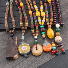 woodbeadnecklace, Jewelry, Gifts, unisex