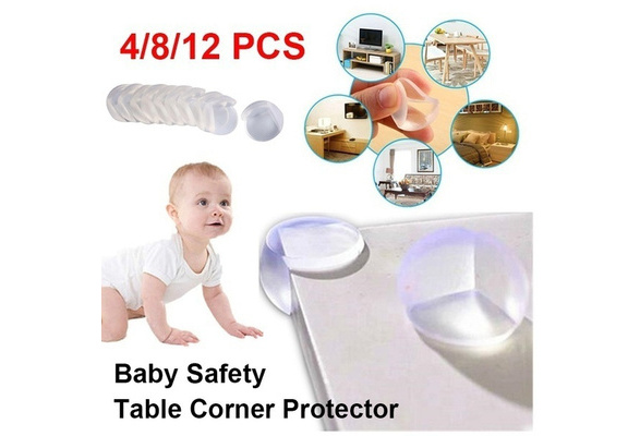 12Pcs Soft Silicone Table Guards Corner Collision Angle Baby