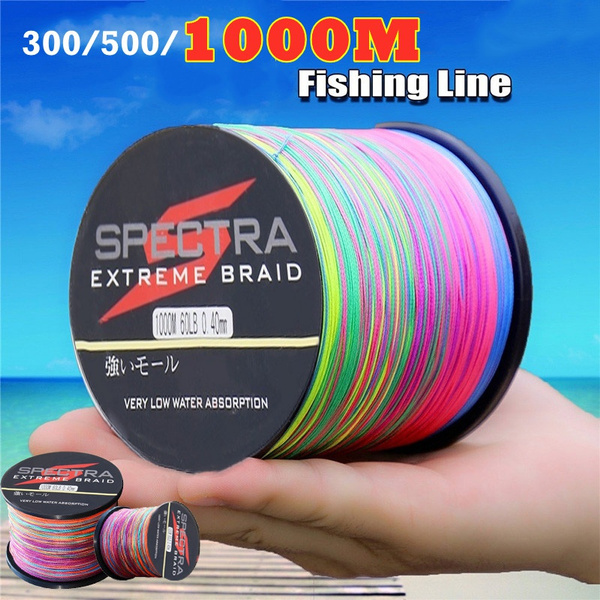 Super Power Braided Fishing Line Abrasion Resistant Braid Fishing Line PE  Strong Multifilament Fish Line 300m 500m 1000m 328/547/1093YDS Muliticolor