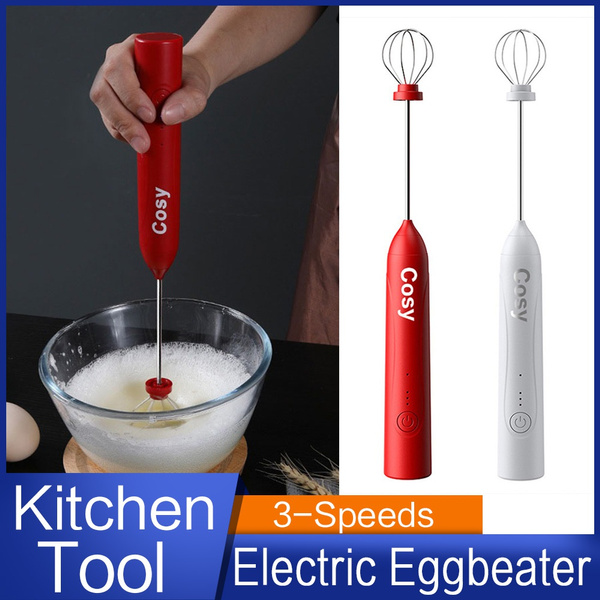 Electric Egg Beater Whisk Mixer Heads 3-Speeds Electric Egg Beater