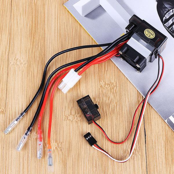 Aexit ESC Brushless 320A Per Auto E Barche RC 1/10 1/12 – 2-3 Lipo, 4-6 Nimh, BEC 5.6V/2A