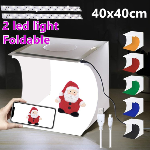 16x16 Photo Light Box With 480 LEDs | Professional Studio Shooting Tent | 4 Backdrops Included
