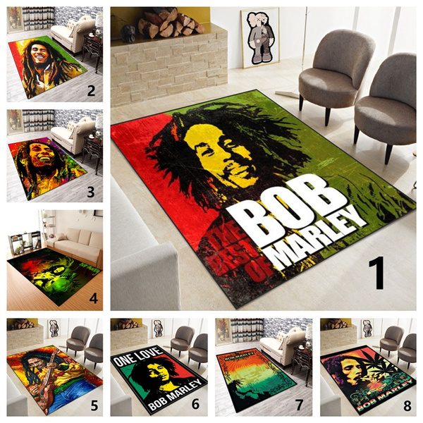 Bob Marley Home Decoration Carpet Furniture Floor Mat Reggae Music Wish