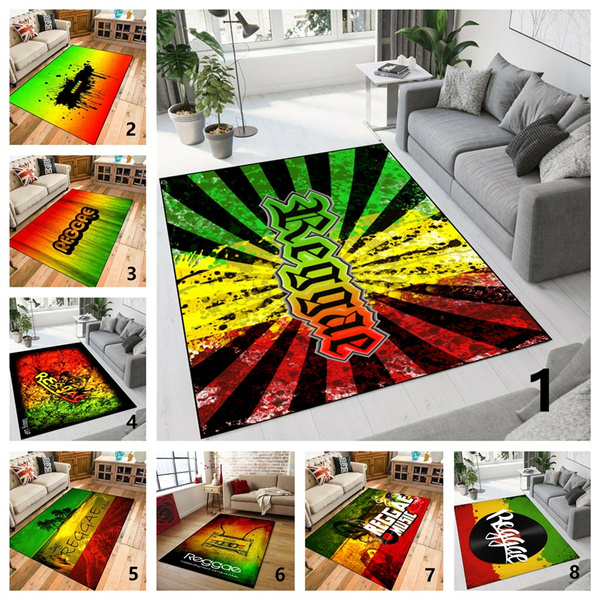 Bob Marley Printing Carpet Reggae Music Decoration Sofa Cushion Game Chair Wish