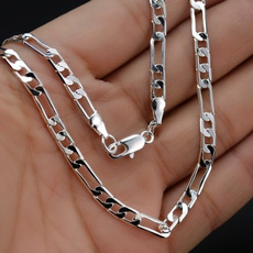 Sterling, Chain Necklace, Fashion, friendshipnecklace
