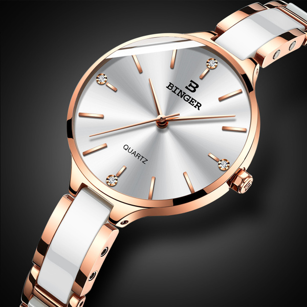 BINGER Switzerland Luxury Women Watch Brand Fashion Bracelet