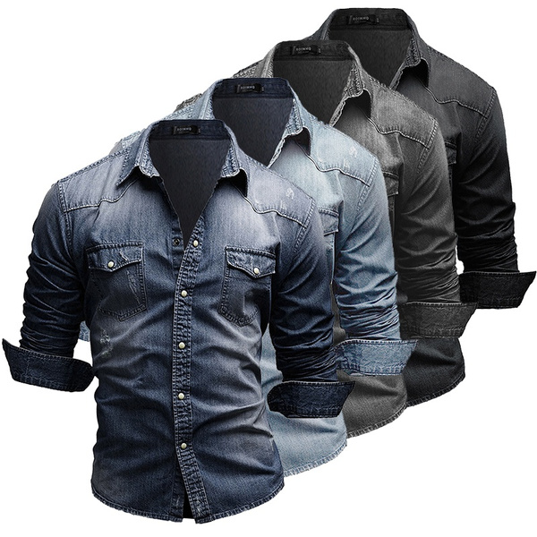 10 Casual Shirt Trends To Up Your Casual Looks In 2019 | Shirt casual style,  Casual shirts, Denim shirt men