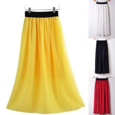 Summer, long skirt, summer skirt, chiffon