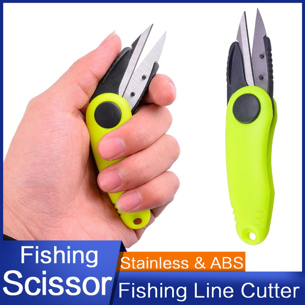 Useful Foldable Fishing Line Scissors Stainless Steel Fishing Line Cutting Tool 