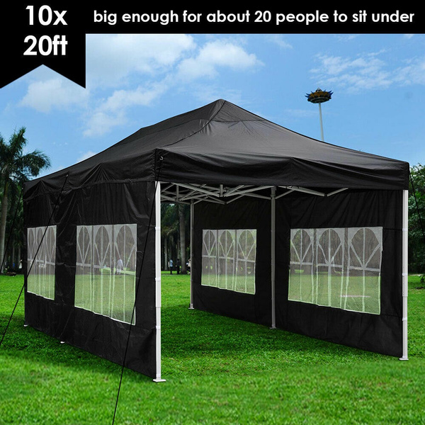 10x20ft Pop Up Canopy Instant Folding Gazebo Patio Outdoor Party Tent 420D 