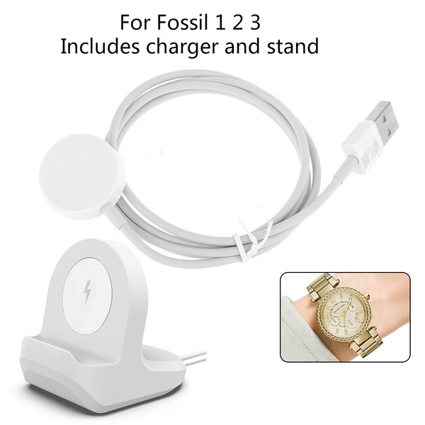 Portable Wireless Charging Base Stand Dock Smart Watch Charger Cable