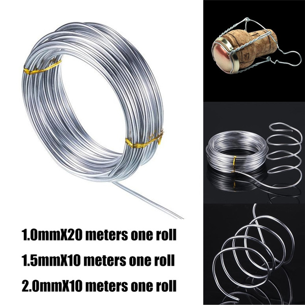 Silver Aluminum Craft Wire Bendable Metal Craft Wire for Making Dolls  Skeleton DIY Crafts