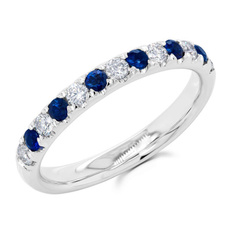 Blues, Sterling, Blue Sapphire, Silver Ring