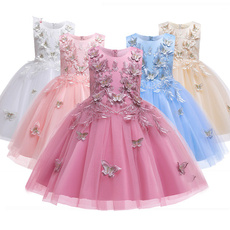 butterfly, gowns, evening, childrenpartydres