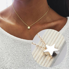 Star, Gifts, gold, women necklace